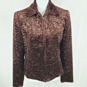 Vintage EUC Mercedes NY zip jacket 12